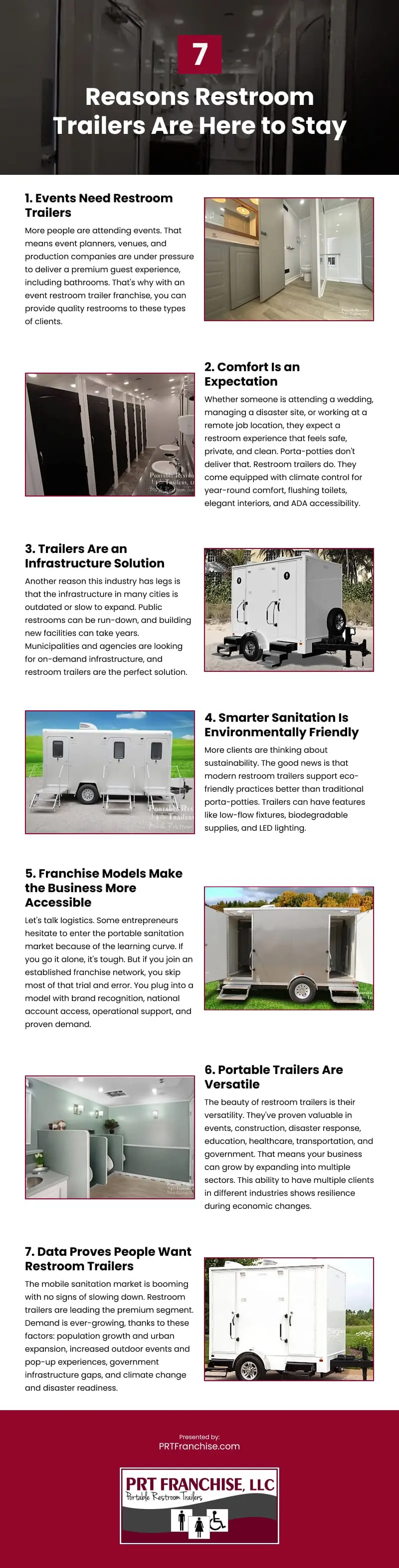 7 Reasons Restroom Trailers Are Here to Stay Infographic