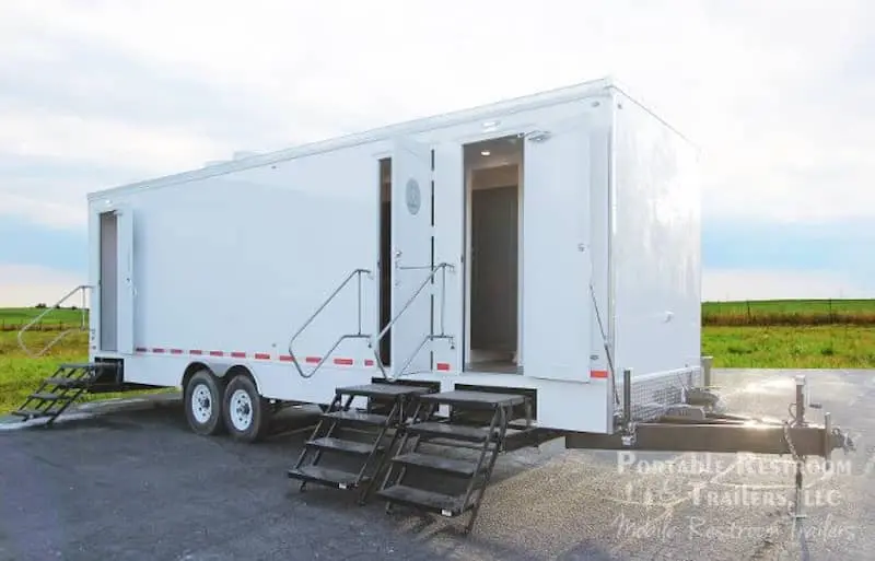 portable restroom trailers are a brand asset