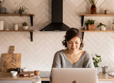 Portable restroom trailer at upscale outdoor event