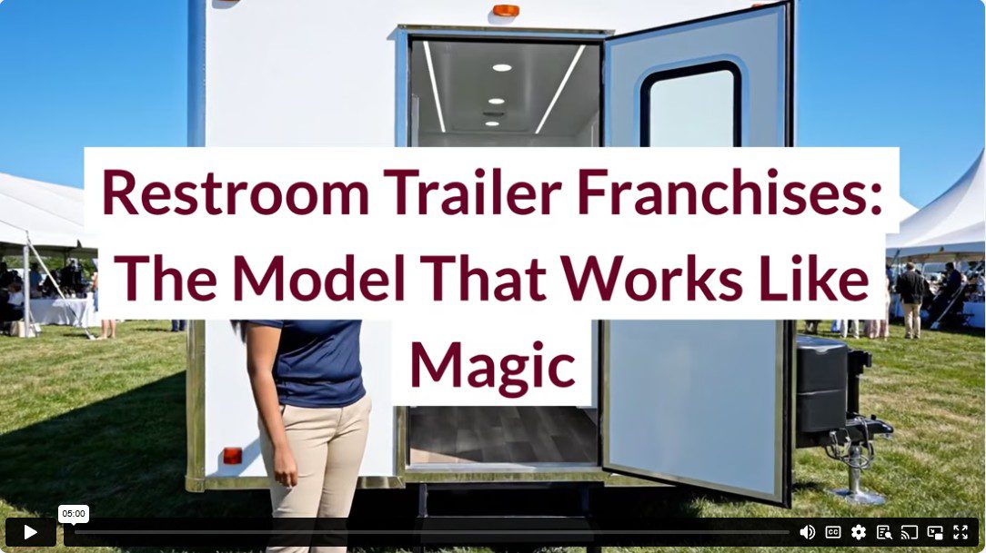 Restroom Trailer Franchises: The Model That Works Like Magic
