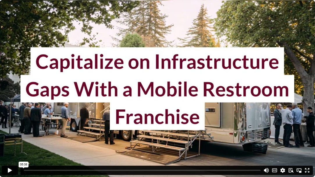 Capitalize on Infrastructure Gaps With a Mobile Restroom Franchise